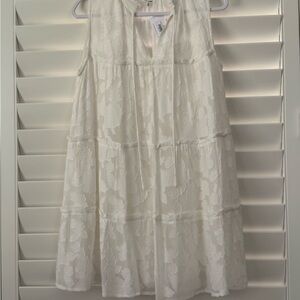 En Creme White Mini Dress
